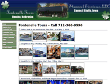 Tablet Screenshot of fontenelletours.com